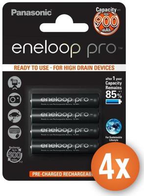 Voordeelpak 16 x AAA Panasonic Eneloop Pro batterijen - 930mAh