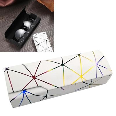 Lattice patroon draagbare glazen doos (Dazzle wit) Lattice patroon draagbare glazen doos (Dazzle wit)