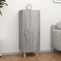 Dressoir 34,5x34x90 cm bewerkt hout grijs sonoma eikenkleurig - thumbnail