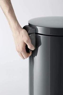 Durable DURABLE pattumiera 20,0 l antracite 341258 Afvalemmer 20 l (Ø x h) 292 mm x 455 mm Metaal, Kunststof Antraciet-grijs 1 stuk(s) - thumbnail