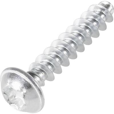 Zelfborende schroeven voor kunststof 2.2 mm 6 mm T-profiel Staal Verzinkt 100 stuk(s) TOOLCRAFT 88202