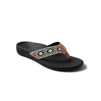 Reef Ortho Woven dames slipper zwart-37.5 - thumbnail