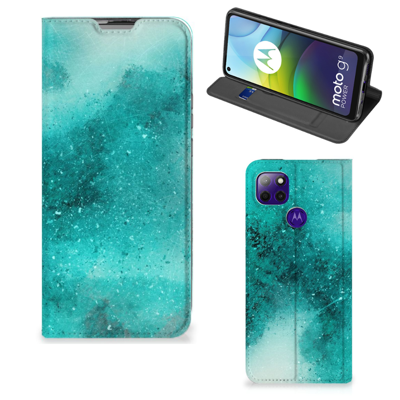 Bookcase Motorola Moto G9 Power Painting Blue Bookcase Motorola Moto G9 Power Painting Blue