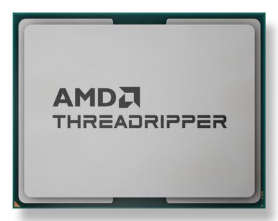 AMD Ryzen Threadripper 9000 Series Serverprocessor 64 x 3.2 GHz 64-Core Socket: AMD sTR5 350 W 100-100001593WOF AMD Ryzen Threadripper 9000 Series Serverprocessor 64 x 3.2 GHz 64-Core Socket: AMD sTR5 350 W 100-100001593WOF