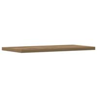 Wandschappen 4 st 40x20x1,5 cm bewerkt hout artisanaal eiken - thumbnail
