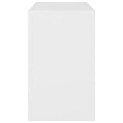 3-delige Tafeltjesset bewerkt hout wit 3-delige Tafeltjesset bewerkt hout wit