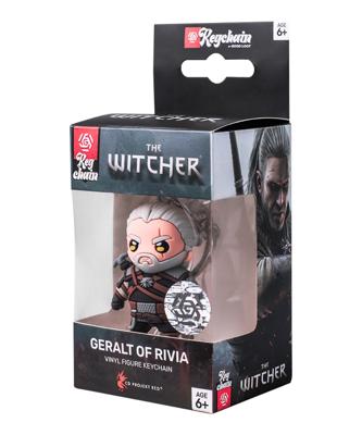 The Witcher III: Wild Hunt Vinyl Keychain - Geralt of Rivia