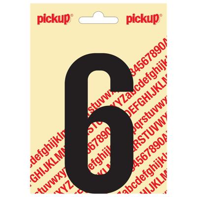 Plakcijfer Nobel Sticker zwarte cijfer 6 Pickup - Pickup Plakcijfer Nobel Sticker zwarte cijfer 6 Pickup - Pickup