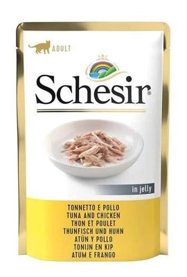 SCHESIR in jelly Tuna with chicken - nat kattenvoer - 85 g