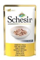 SCHESIR in jelly Tuna with chicken - nat kattenvoer - 85 g - thumbnail