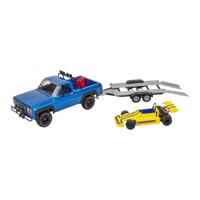 Revell modelbouwpakket - '78 chevy 4x4 pickup with go-kart 1:25 - thumbnail