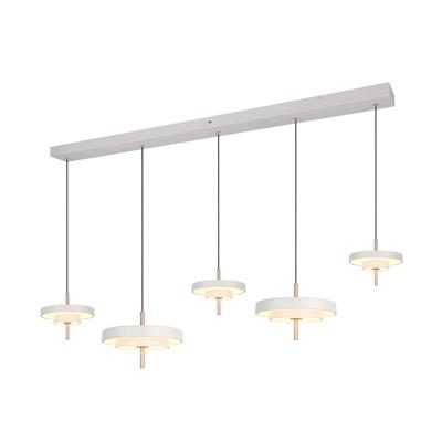 Trio 5-lichts hanglampKeaton wit - 340210576