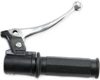 Domino gasgreep throttle grips alu sw 1-pull, brake leve - thumbnail