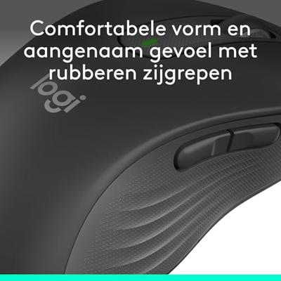 Logitech Signature M650 Large Grafiet Linkshandig Draadloze Muis - thumbnail