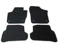 Automatten op maat - zwart stof - Seat Ibiza 6J 2008-2017 - thumbnail