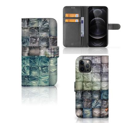 Wallet Case met Pasjes Apple iPhone 12 Pro Max Spijkerbroeken