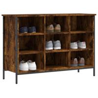 VidaXL Schoenenkast 100x35x70 cm bewerkt hout gerookt eikenkleurig - thumbnail