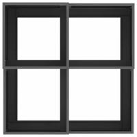 Tuin Bloempot Zwart 100 x 100 x 48 cm Staal - thumbnail