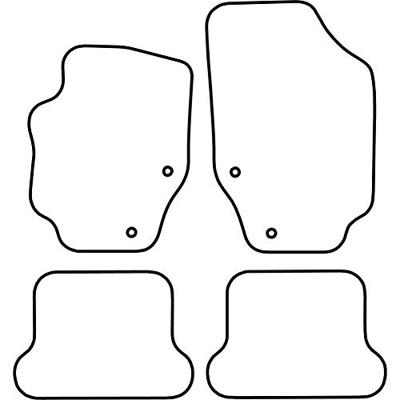 Automatten passend voor Peugeot 307 CC 2002-2009 TMPE517