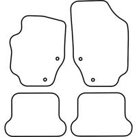 Automatten passend voor Peugeot 307 CC 2002-2009 TMPE517 - thumbnail