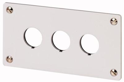 Eaton M22-E3 216544 3 inbouwplaatsen (Ø x h) 22 mm x 72 mm Grijs 1 stuk(s)