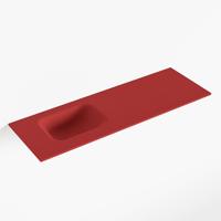 MONDIAZ LEX Fire solid surface inleg wastafel voor toiletmeubel 90cm. Positie wasbak links - thumbnail