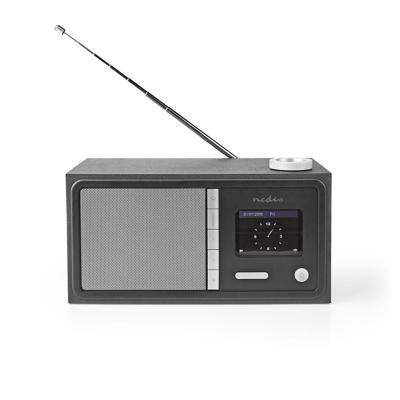 Internetradio | Tafelmodel | Bluetooth® / Wi-Fi | FM / Internet | 2.4 " | Kleurenscherm | 18 W | Afstandbestuurbaar | App-gestuurd | Koptelefoonoutput | Wekker | Slaaptimer | Zwart - thumbnail