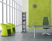 Paperflow Mobiele folderhouder Corner Compact zwart - thumbnail