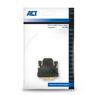 ACT DVI-D naar HDMI adapter M/F
