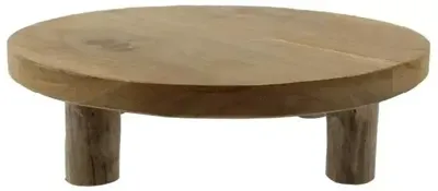 Plateau teak naturel 25x7 cm