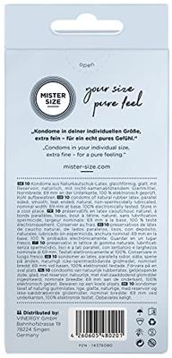 MISTER SIZE 69mm - Ruimere XXXL Condooms Ultradun 10 stuks