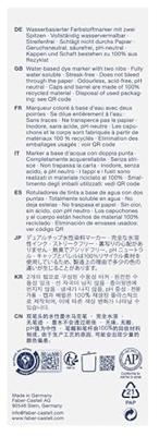 Faber Castell Duo aquarelmarker Goldfaber - 196 licht lavendel