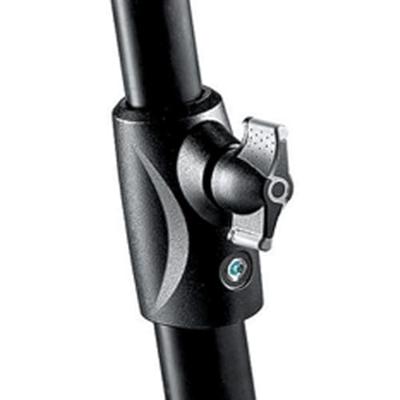 Manfrotto 1004BAC Stativo Serie Babylight con Sistema Pneumatico, 4 sezioni in Alluminio, Altezza 366 cm, Nero