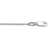 TFT Zilveren Ketting Slang Rond 1,2 mm x 41-45 cm - thumbnail