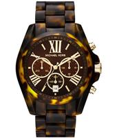 Horlogeband Michael Kors MK5839 Kunststof/Plastic Bruin 20mm - thumbnail