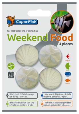 Superfish Weekend food 4 stuks Superfish Weekend food 4 stuks