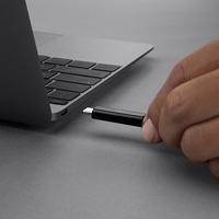 Belkin 1 m 3.1 USB-C mannelijke naar USB-C mannelijke kabel (10 Gbps, 4k, 100 W/5 A PD, USB-IF gecertificeerd, compatibel met MacBook, MacBook Pro) - zwart - thumbnail