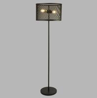 Searchlight Zwarte vloerlampFishnet - EU2832-2BK - thumbnail
