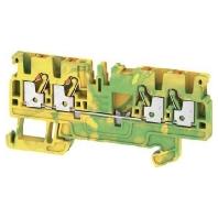 Weidmüller 1521540000 Aardingsklem 5.1 mm Spanveer Groen, Geel 50 stuk(s)