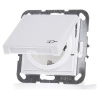 GIRA 045427 Wandcontactdoos met randaarde Inzetstuk System 55, Standaard 55, E2, Event, Event Clear, Event Opaque, Esprit, ClassiX Zuiver wit, Mat 1 stuk(s) - thumbnail