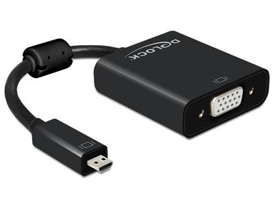 DeLOCK Micro-HDMI naar VGA adapter