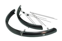 Eurofender Stel spatborden 26 inch 58 pvc zwart - thumbnail