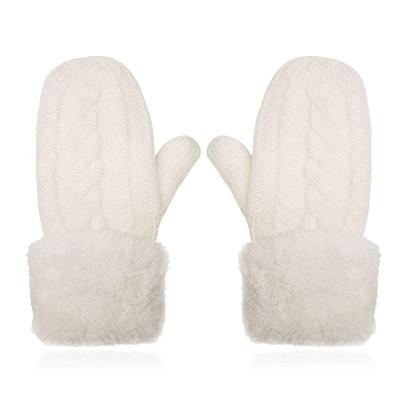 LGT JWLS Witte Gebreide Dameswanten - Warm en Comfortabel