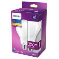 Philips LED 76463000 LED-lamp Energielabel D (A - G) E27 Peer 23 W = 200 W Warmwit (Ø x l) 9.5 cm x 16.5 cm 1 stuk(s) - thumbnail