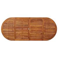 Tuintafel 220x90x75 cm massief acaciahout - thumbnail