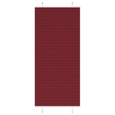 VidaXL Plissé rolgordijn 100x200cm stofbreedte 99,4 cm bordeauxrood VidaXL Plissé rolgordijn 100x200cm stofbreedte 99,4 cm bordeauxrood