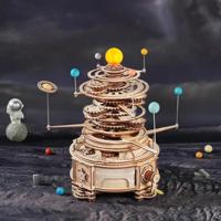 Robotime Solar System Planetary Orbits DIY Houten Modelbouw - thumbnail