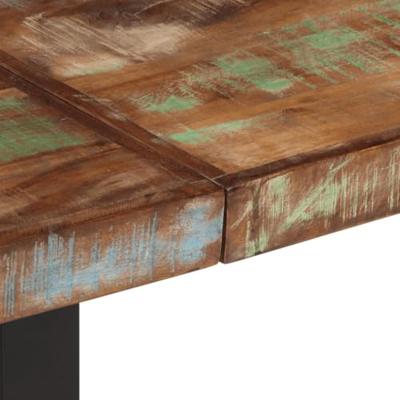 Bankje 160 cm massief gerecycled hout en staal Bankje 160 cm massief gerecycled hout en staal