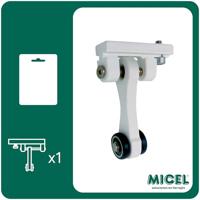 Katrol voor pergola Micel TLD21 Nylon 65 x 18,5 x 90 mm Loper Wit - thumbnail