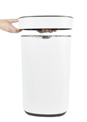 Afvalbak Desq open inworp 20 liter metaal wit Afvalbak Desq open inworp 20 liter metaal wit